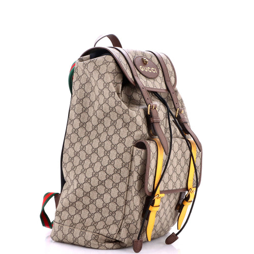 Courrier Soft Backpack GG Coated Canvas Large