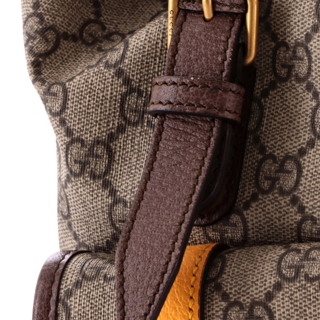 Courrier Soft Backpack GG Coated Canvas Large