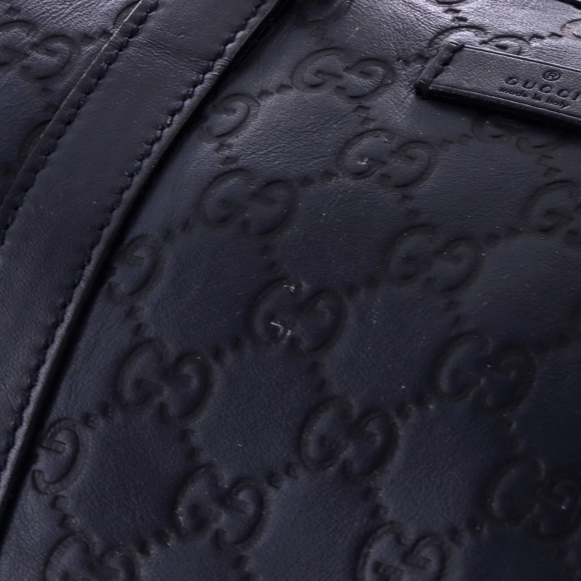 Joy Boston Bag Guccissima Leather Medium