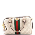 Ophidia Convertible Boston Bag GG Coated Canvas Mini