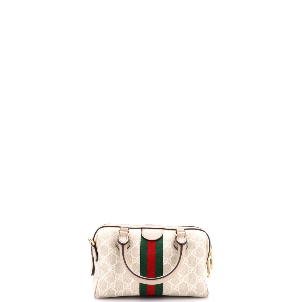 Ophidia Convertible Boston Bag GG Coated Canvas Mini