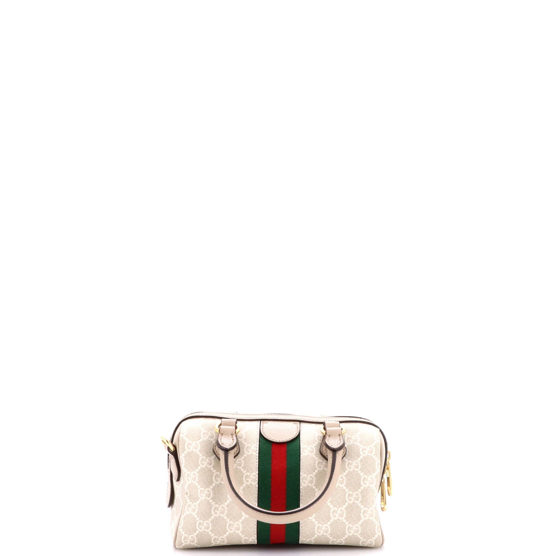 Ophidia Convertible Boston Bag GG Coated Canvas Mini