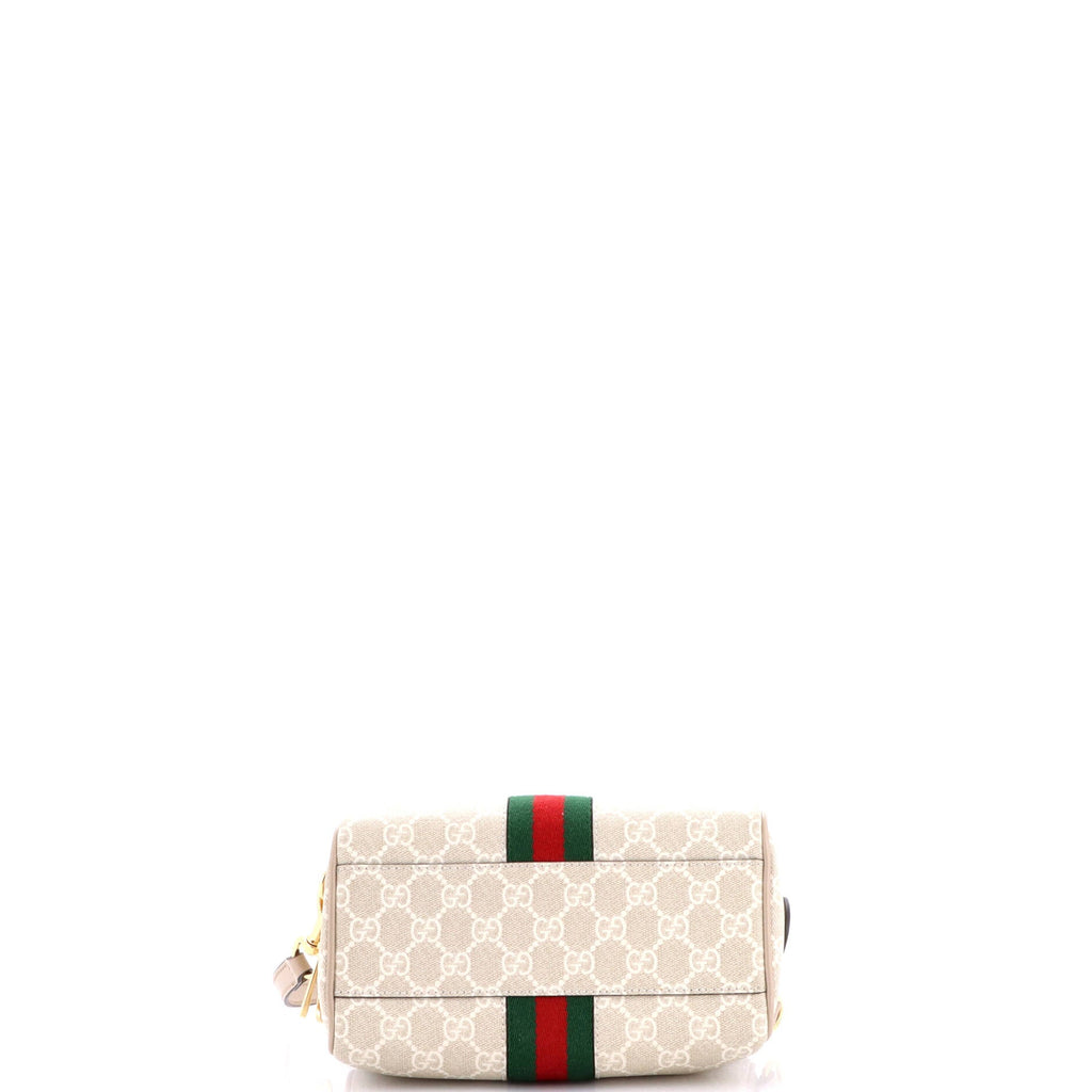 Ophidia Convertible Boston Bag GG Coated Canvas Mini