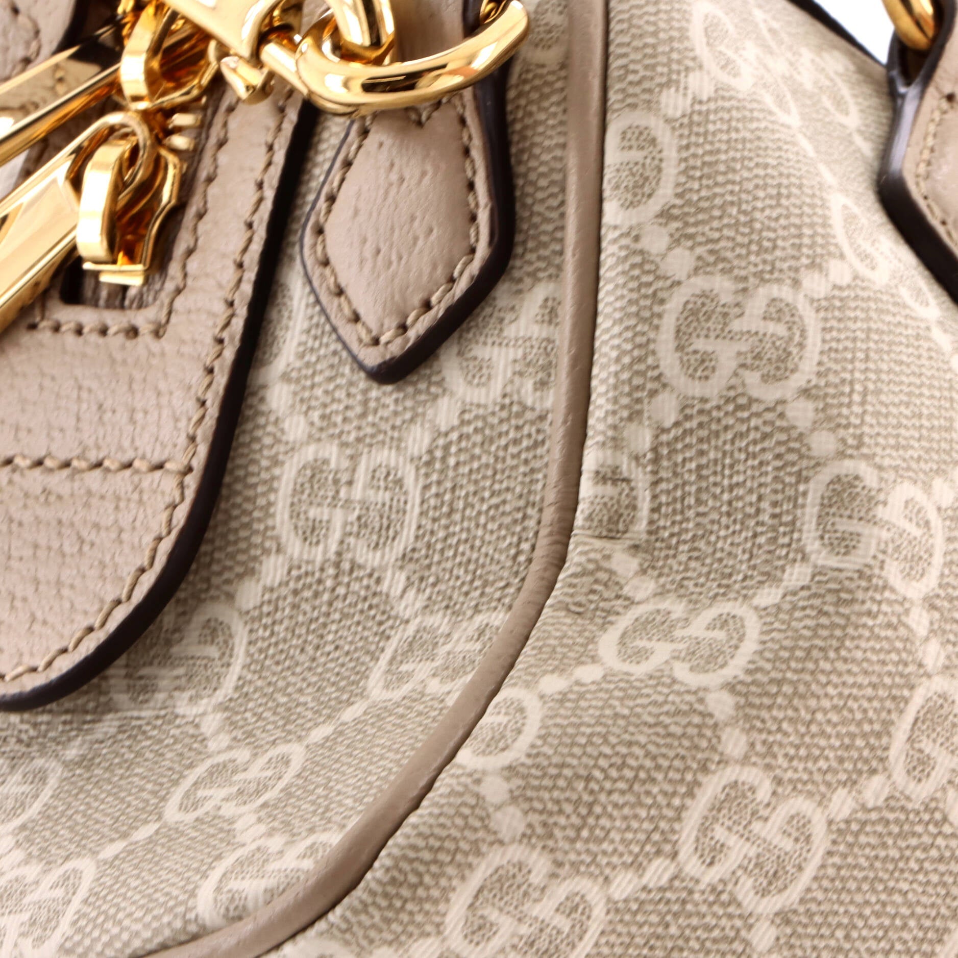 Ophidia Convertible Boston Bag GG Coated Canvas Mini