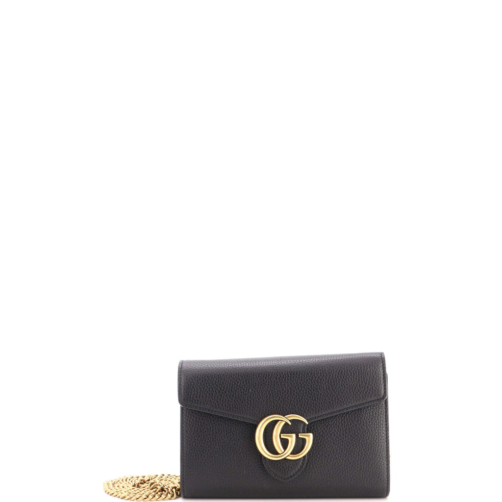 GG Marmont Chain Wallet Leather Mini