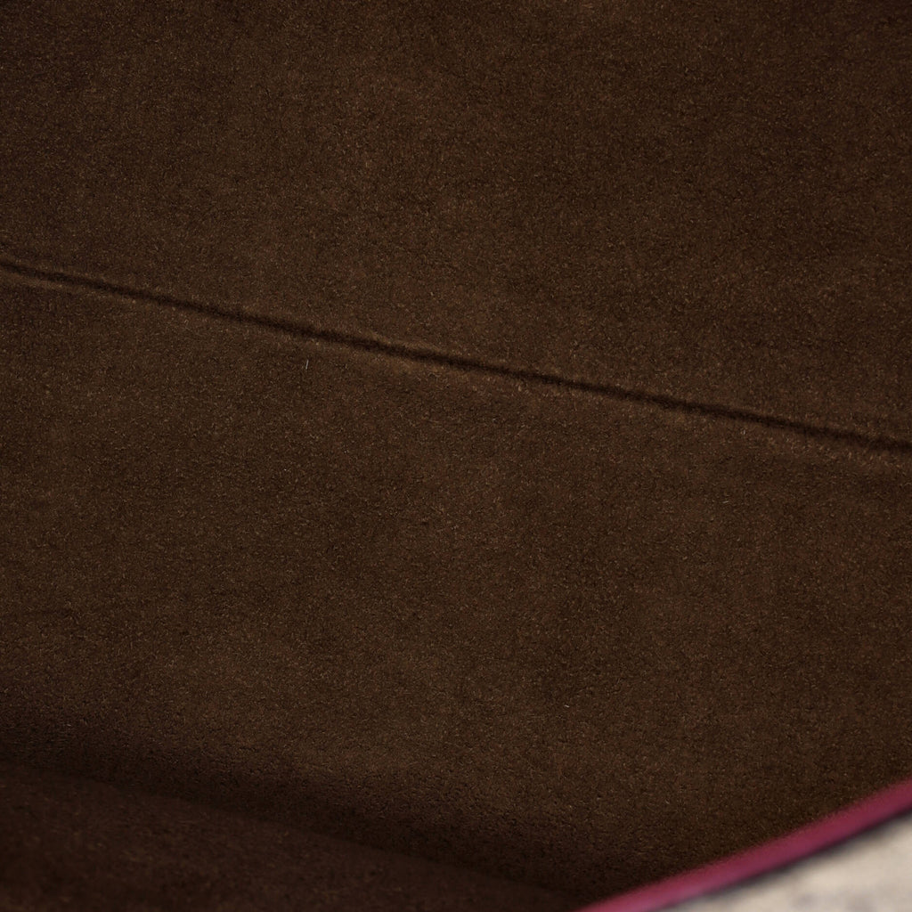 Signature Fold Over Tote GG Coated Canvas with Leather Medium
