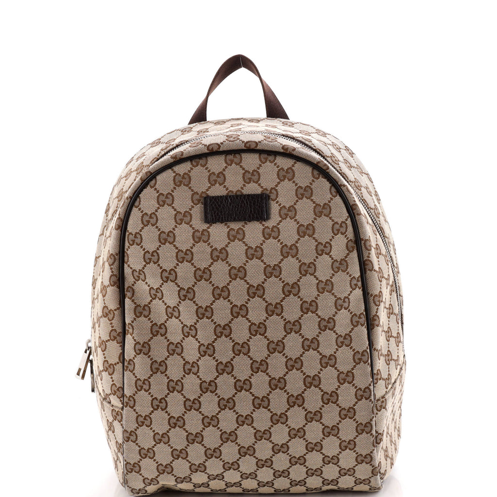 Zip Around Travel Backpack GG Canvas