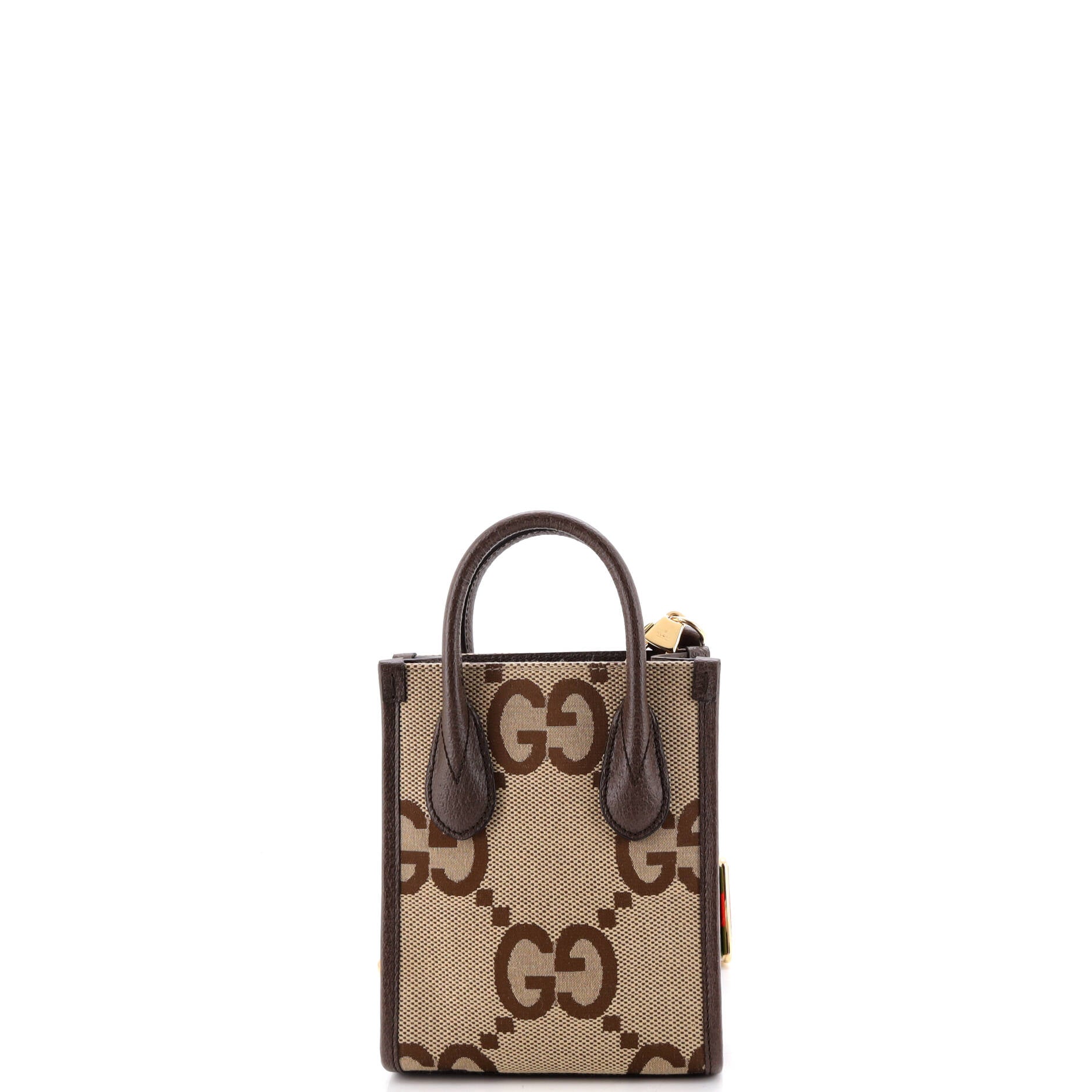 Vertical Tote Jumbo GG Canvas Mini