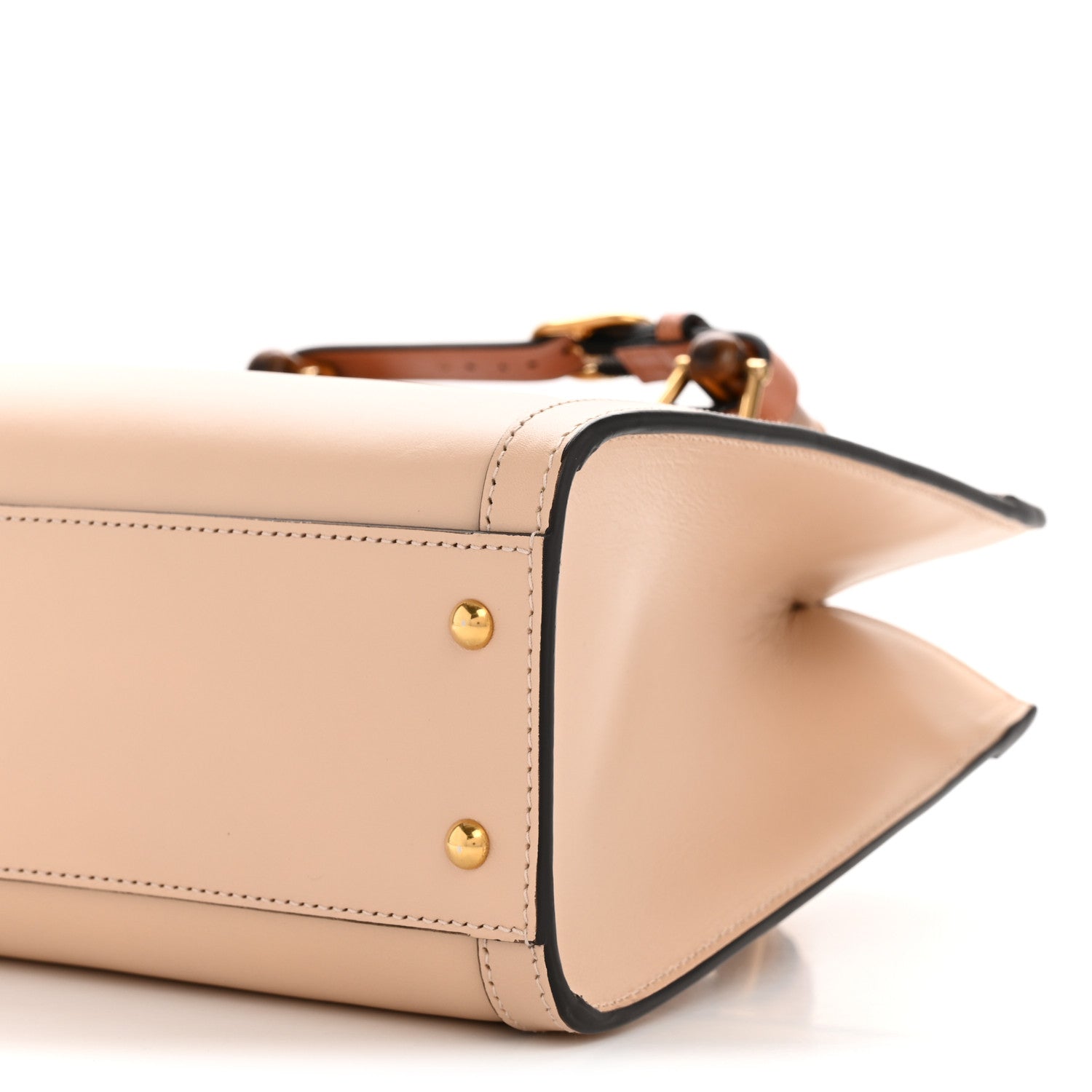 Calfskin Gucci Embossed Small Diana Tote Bag Pink