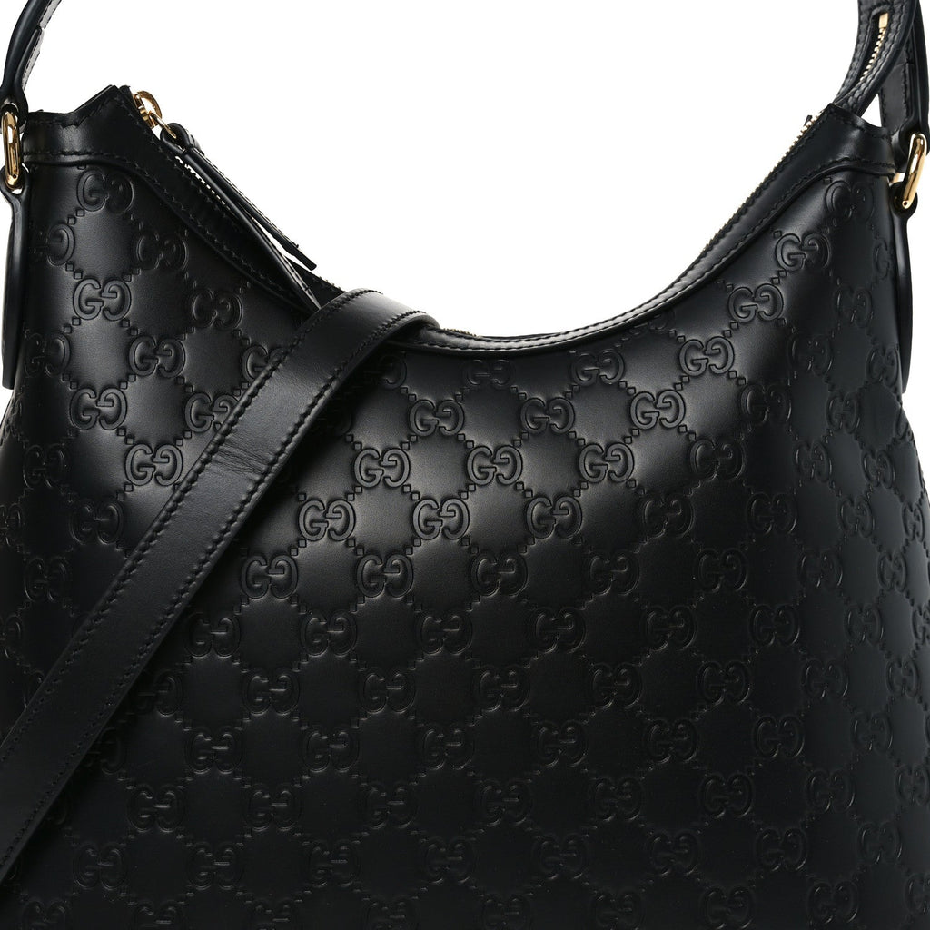 Guccissima Linea A Hobo Black