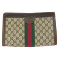 Ophidia Chain Shoulder Bag GG Coated Canvas Medium