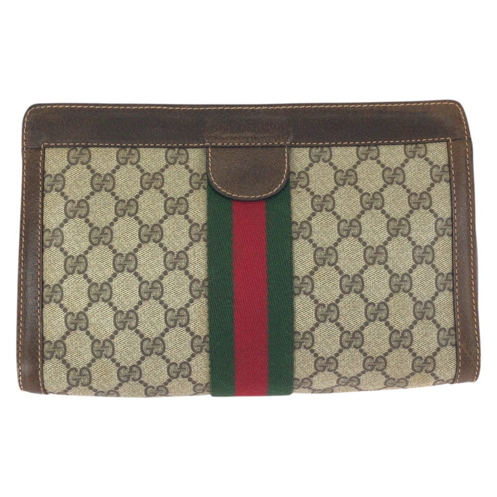 Ophidia Chain Shoulder Bag GG Coated Canvas Medium