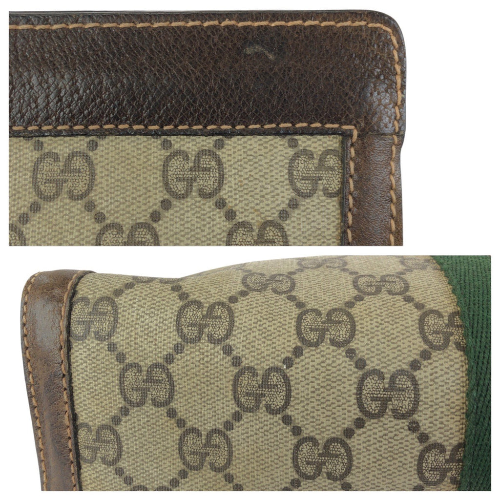 Ophidia Chain Shoulder Bag GG Coated Canvas Medium