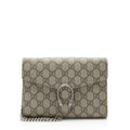 Dionysus Chain Wallet GG Coated Canvas Small
