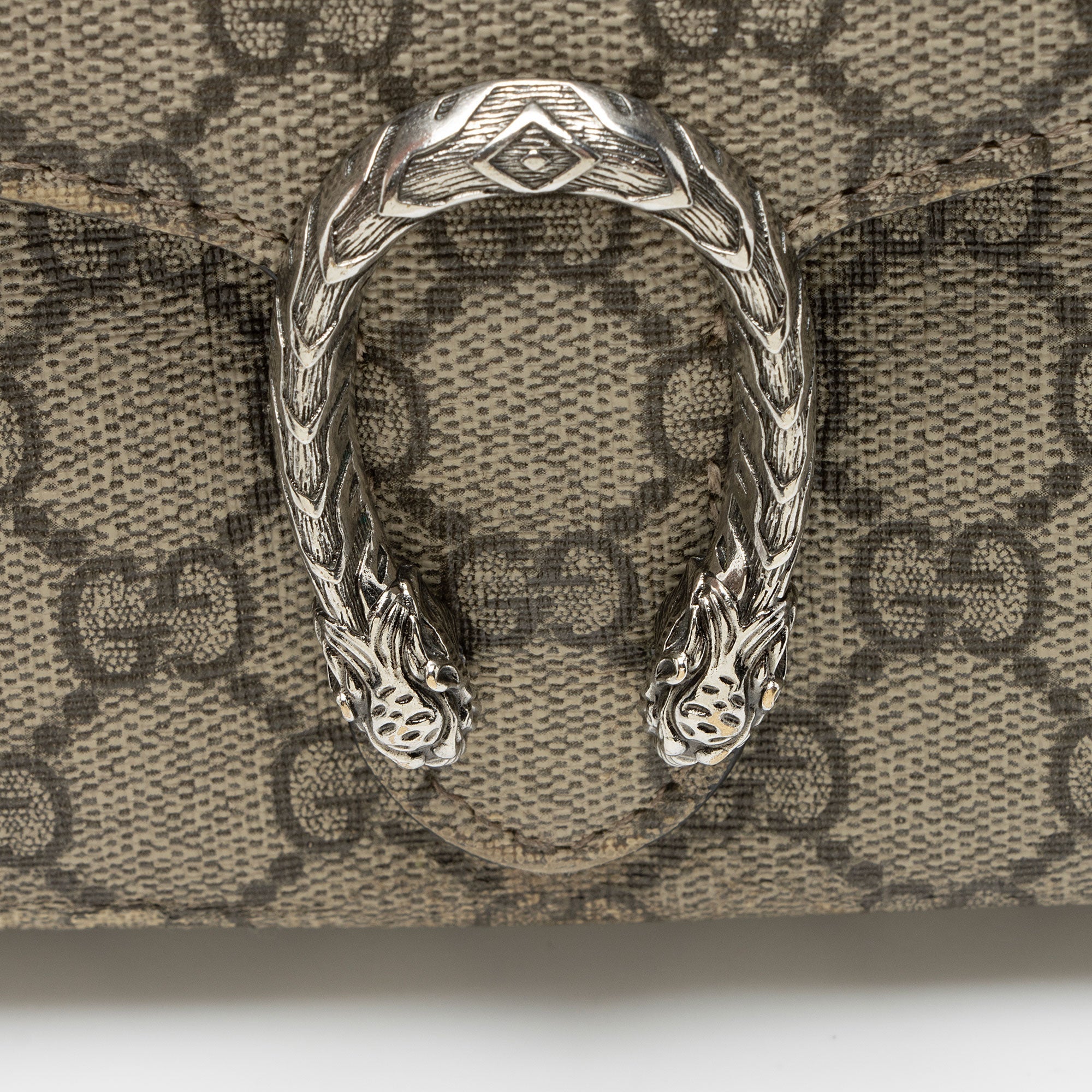 Dionysus Chain Wallet GG Coated Canvas Small