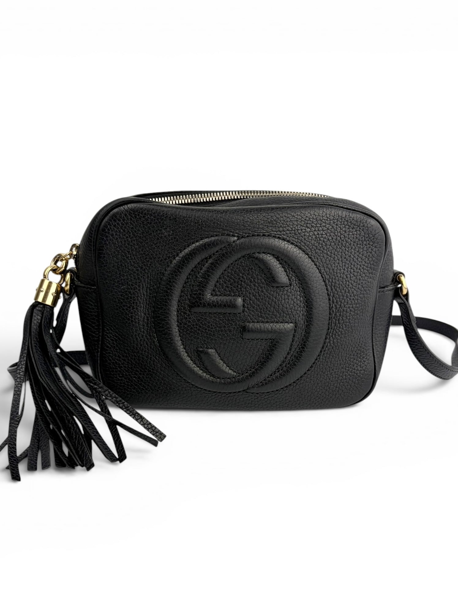 Gucci Black Leather Soho Disco Crossbody