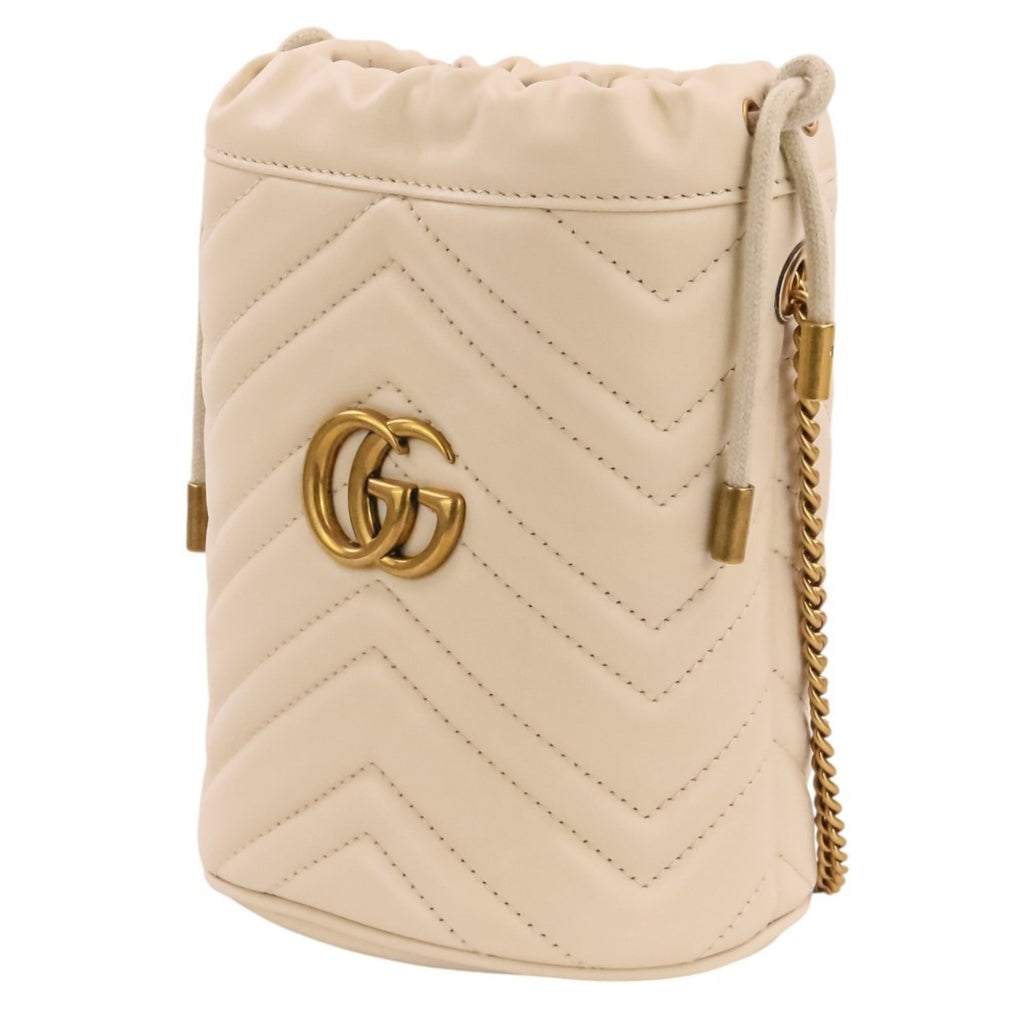 GG Marmont Bucket Bag Matelasse Leather Mini