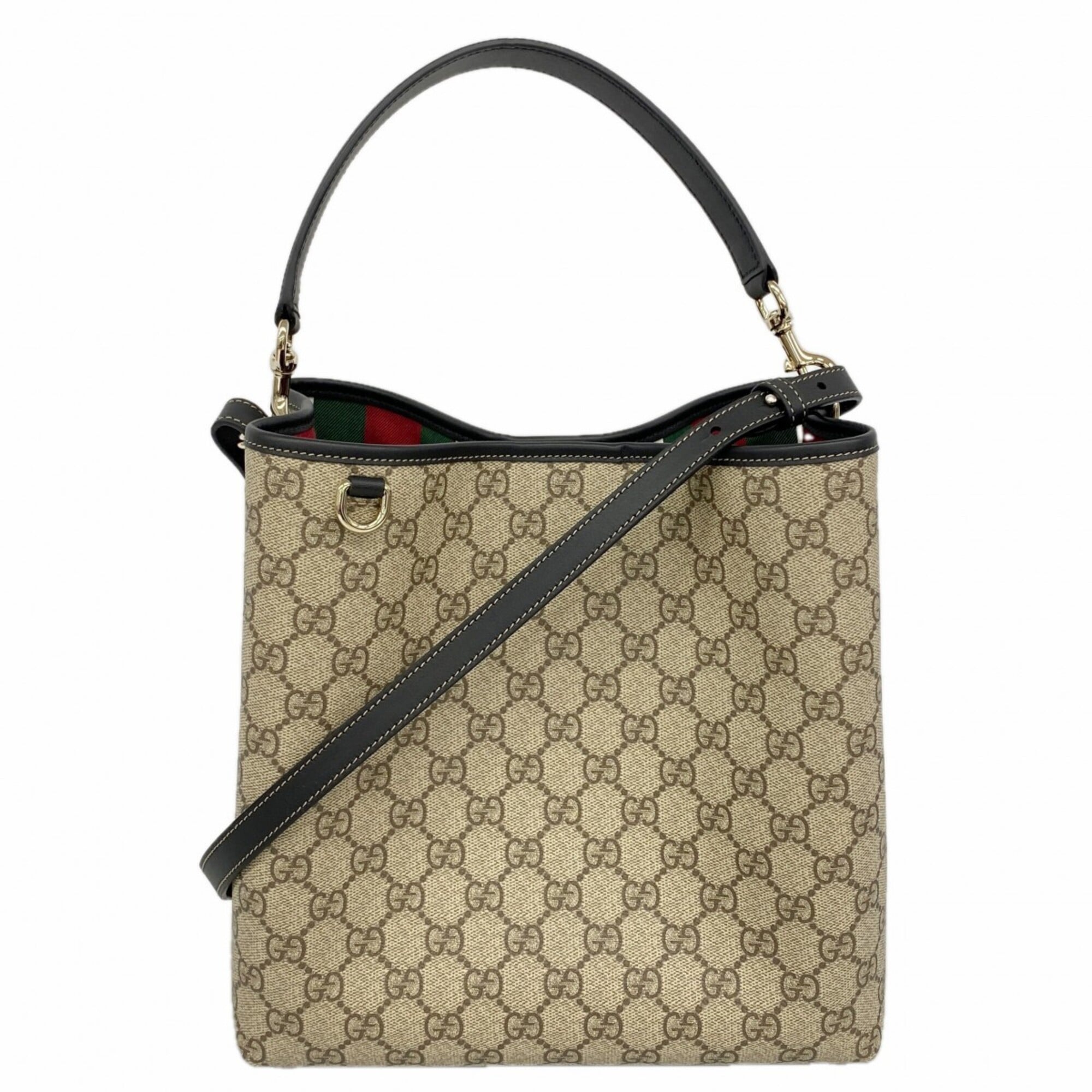 GG Emblem Bucket Bag GG Coated Canvas Medium