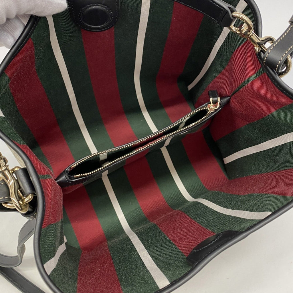 GG Emblem Bucket Bag GG Coated Canvas Medium