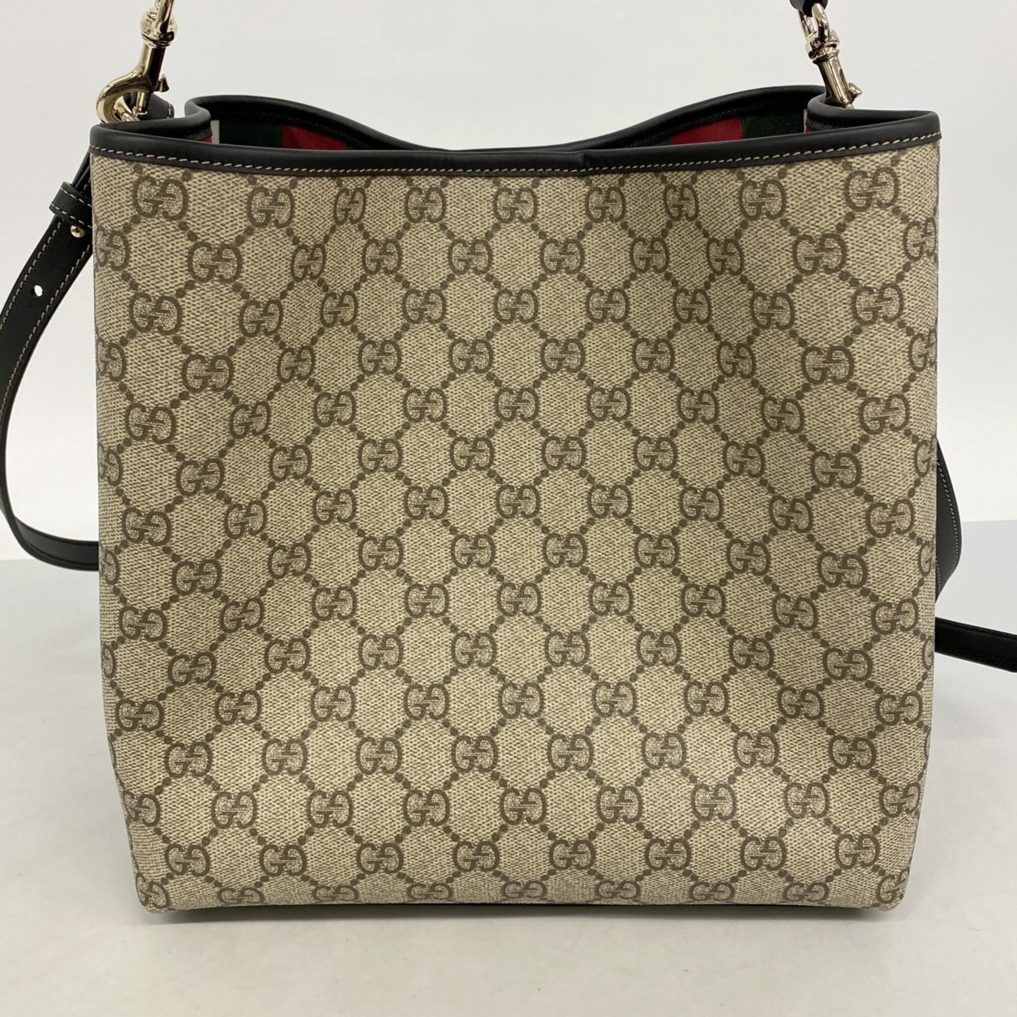 GG Emblem Bucket Bag GG Coated Canvas Medium