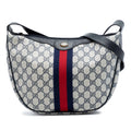 Ophidia Half Moon Hobo GG Coated Canvas Small