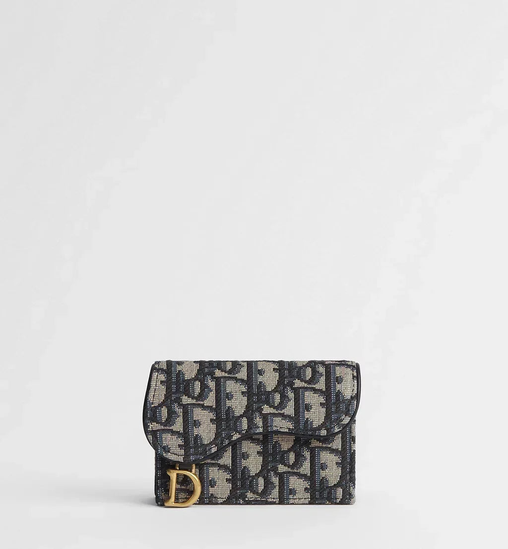 Dior Saddle Bloom Card Holder