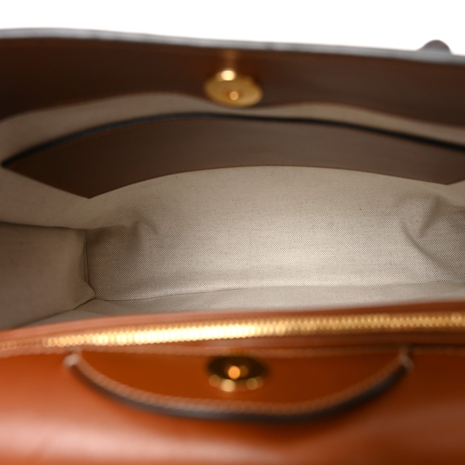 Charisma Calfskin Gucci Embossed Medium Diana Tote Bag Peanut Brown